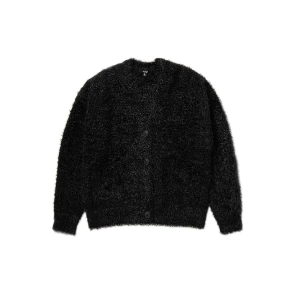 JOES Jeans Black Metallic Fuzzy Cardigan NEW WITH TAGS